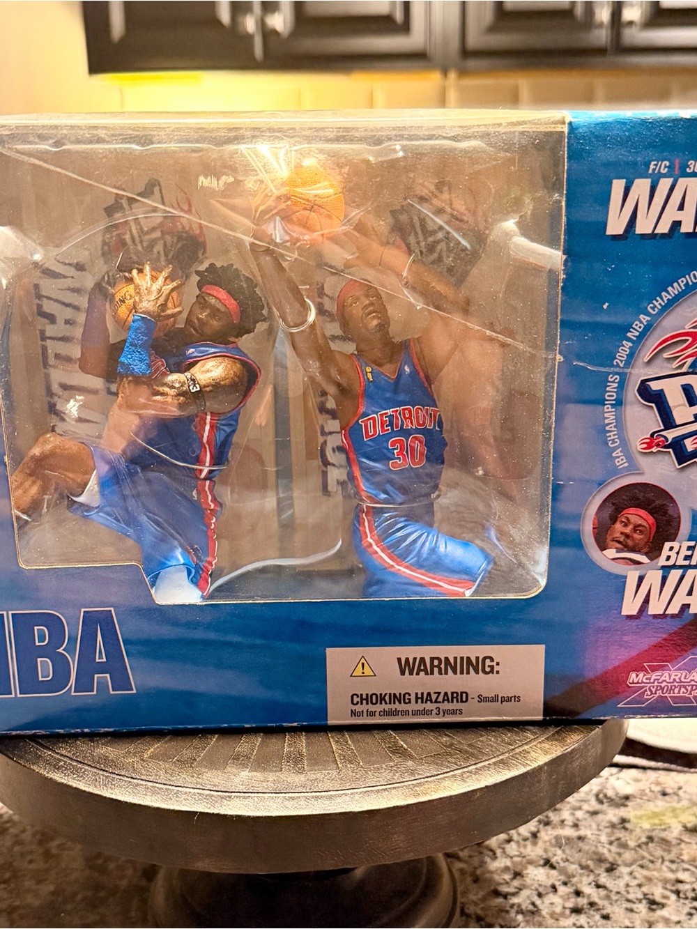 2004 MCFARLANE NBA BASKETBALL RASHEED BEN WALLACE CHAMPIONSHIP SEALED 2 PACK SET